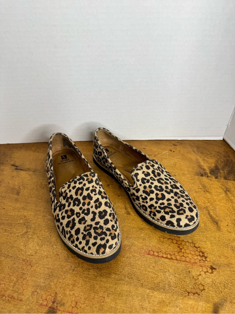 White Mountain Leopard Print Loafer